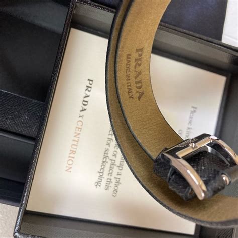 bracelet prada centurion|Prada wearable black card.